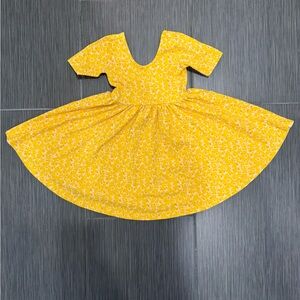 Alice and Ames Ballet Dress Zingy Petals Size 3 Yellow